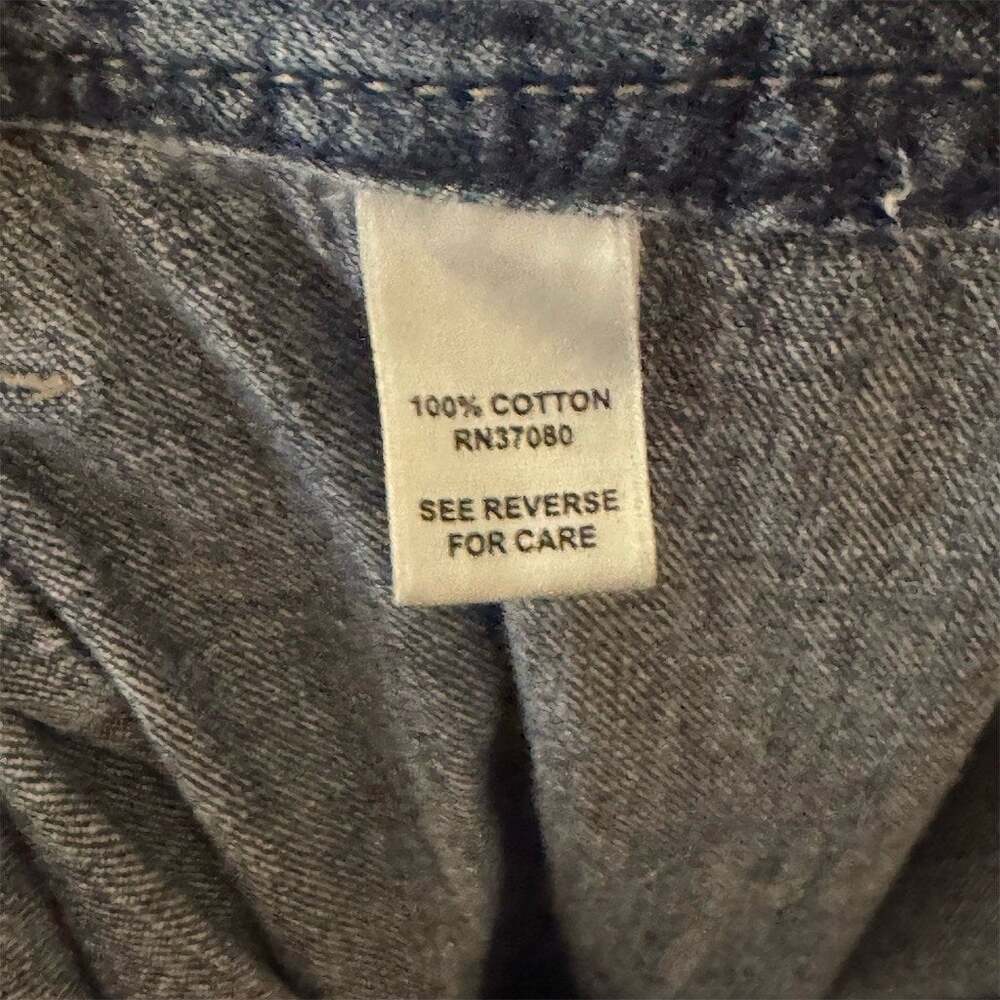 Cato Woman Skirt Womens Plus Size 16 Blue Denim A-Line Midi Side Zip - Picture 4 of 4